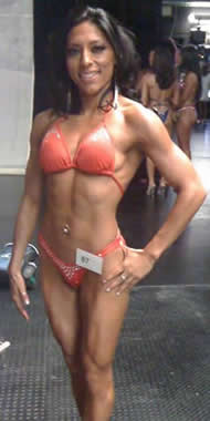 Fitness Competitor photo after Octane Energy Drink and Moomiyo for 2 weeks